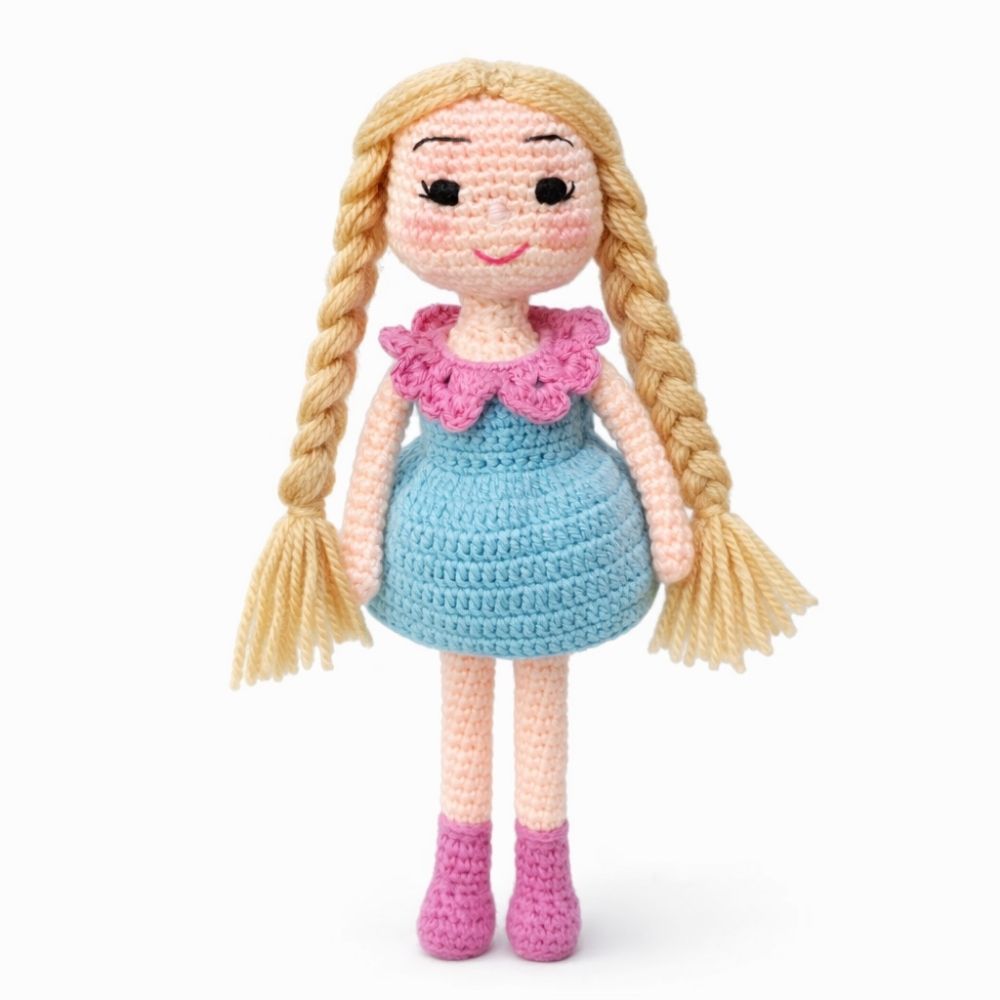 Elsa Bebek El Yapımı Amigurumi Oyuncak